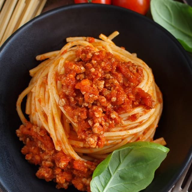 Spaghetti Marinara.