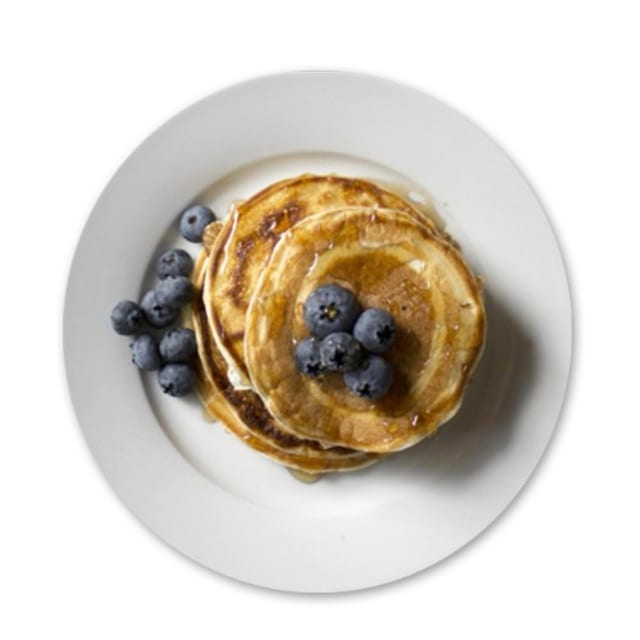Blueberry Pancakes.