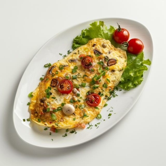 Veggie Omelette.