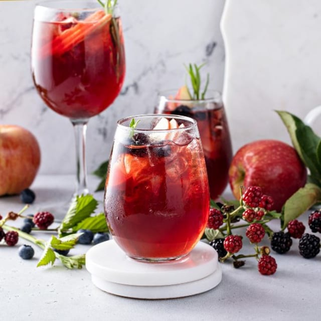 Sangria Glass.