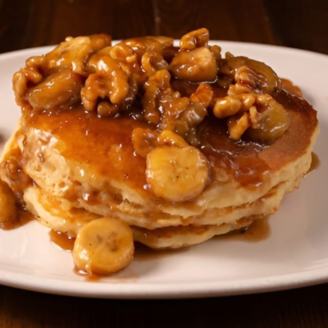 Banana Nut Pancakes.