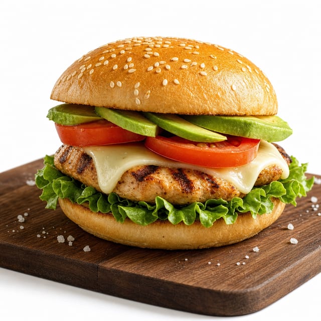 Grilled Chicken Burger.