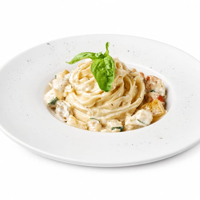 Fettuccine Alfredo.