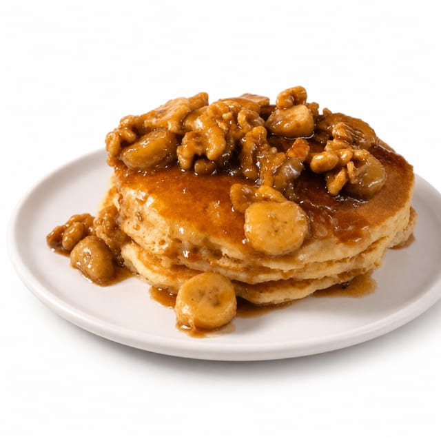 Banana Nut Pancakes.