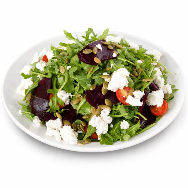 Goat Cheese Arugula Salad.