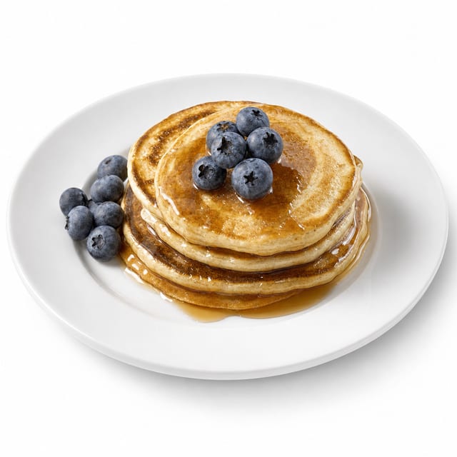 Blueberry Pancakes.