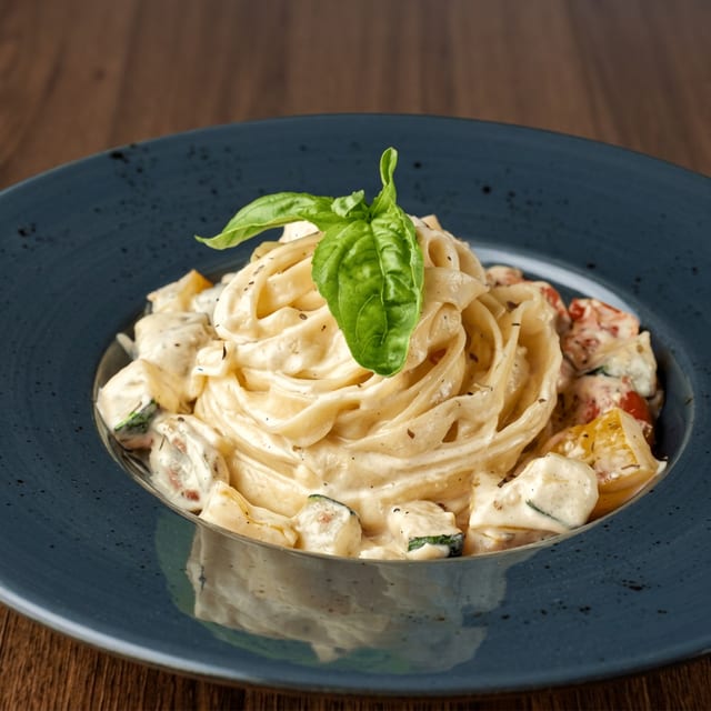 Fettuccine Alfredo.