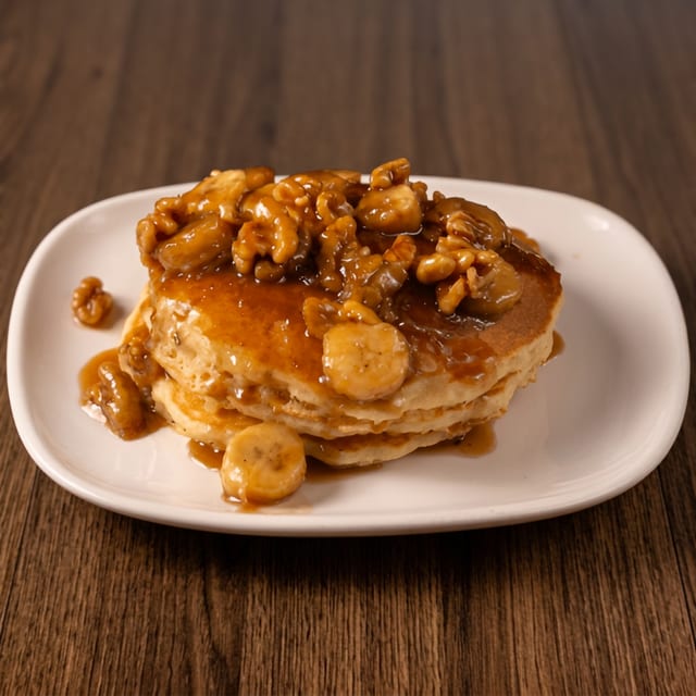 Banana Nut Pancakes.