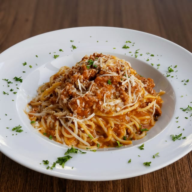 Spaghetti Bolognese.